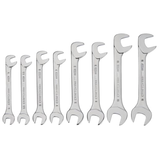8Pc Open End Ignition Wrench Set