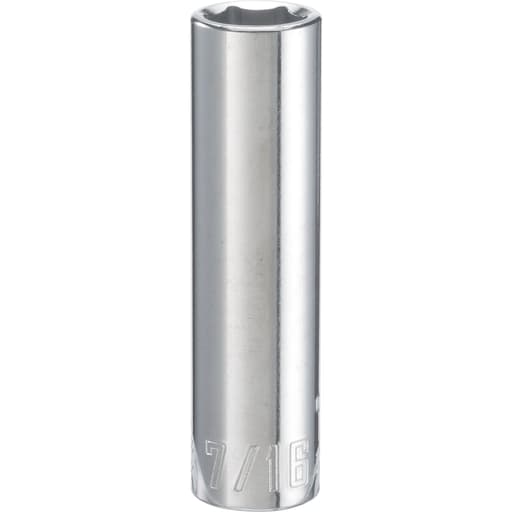 3/8-in Drive 7/16-in 6 Point SAE Shallow Socket