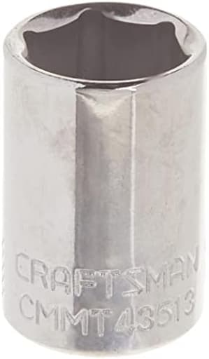 Deep Socket, Metric, 1/4-Inch Drive, 12Mm, 6-Point