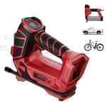 Air Compressor for Pneumatic Brad Nailer Stapler, Compatible with Milwaukee 18V Battery (Tool Only), 120 PSI Oil Free Cordless Portable Compressor, 160PSI Digital Tire Inflator for Pickup, Tire