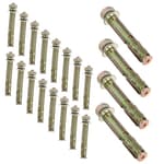 20pcs Expansion Bolts for Fastening Tool for Metal Multi-use Fastening Screws Easy Installation Heavy-Duty Replacement