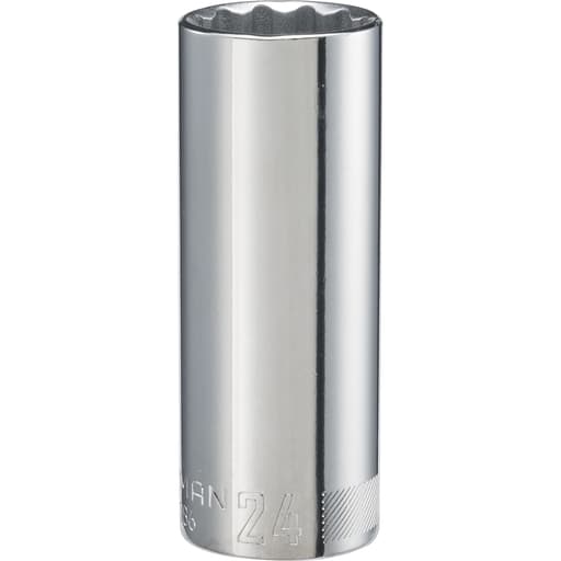 1/2-in Drive 12 Point 24mm Deep Socket