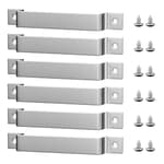 Tape Measure Clip Tape Measure Holder Bench Belt Universal Tool with Screws Stainless Steel Tool Hanger Storage Dock for Mount Drill Power Tape Measures and Belt Clips