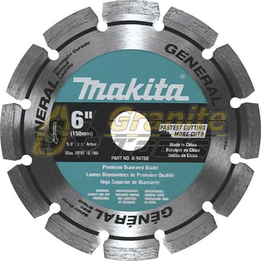 6" Diamond Segmented Blade