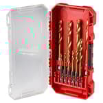 SHOCKWAVE Impact Duty RED HELIX Titanium Metric Drill Bit Set - 10PC