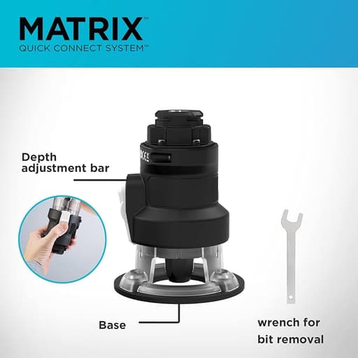 MATRIX Router Attachment For Cordless Drill