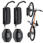 Bike Rack Garage,Bike Wall Mount, 150° Swivel & Space-Saving Vertical Bike Hangers for Storage, Sturdy Bike Stand Holds Up to 66lbs, Easy to Install, 2 Pack