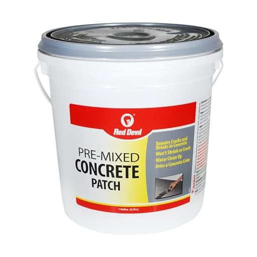 0641 Concrete Repair Patch, Cement Crack Filler, Pre-Mixed, 1 Gallon, Pack of 1, Gray, Made in USA