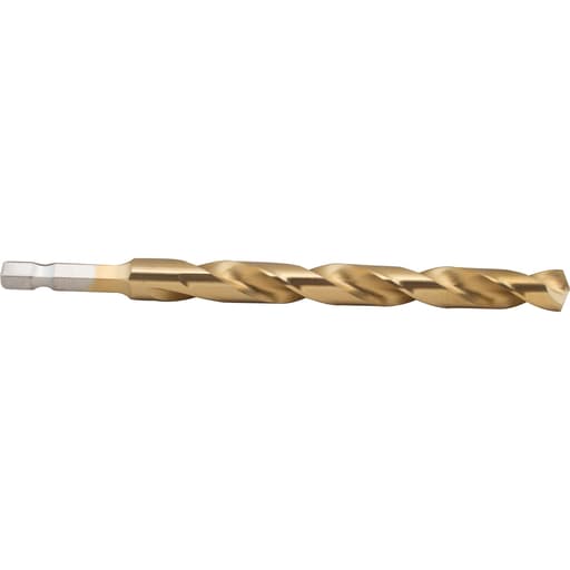 3/8-In. Hex Shank Titanium Nitride Coating Drill Bit