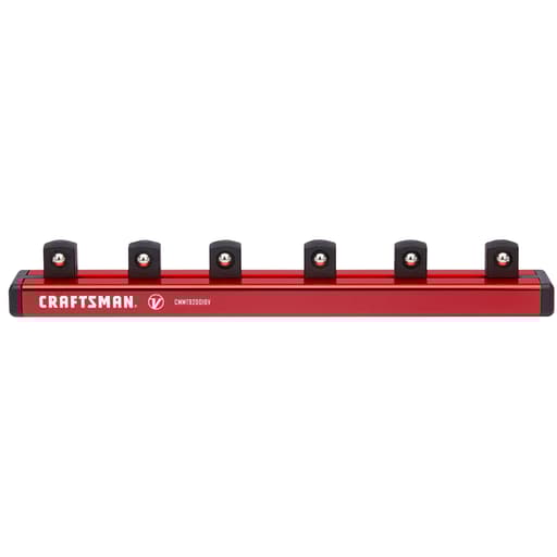 6 In Red Rail 3/8 Dr W 6Nubs