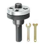 Angle, Grinder Connector Set, Drill Cutting Conversion Rod, Silver, Power Tool Adapter Kit, Metal Attachment Parts, Silver & Black, for, Maintenance, Workshop Use Unnecessary Complexity