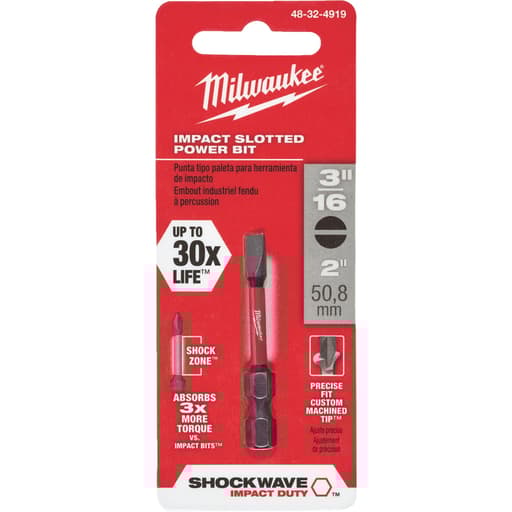 SHOCKWAVE Impact Slotted Bit