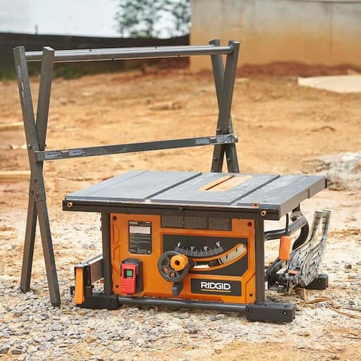 10 inch Pro Jobsite Table Saw with Scissor Stand