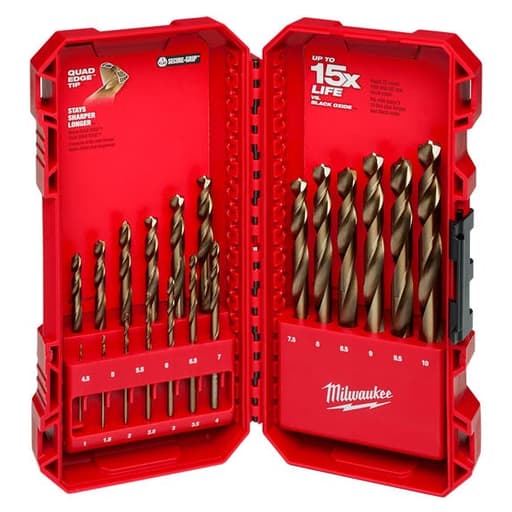 Cobalt Metric Drill Bit Set – 19PC