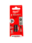 Shockwave Impact Pozidriv #3 Insert Bits (2PK)