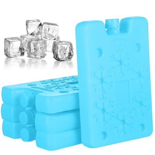 4 Pcs Packs Ice Box Air Conditioner Fan Ice Blocks for Cooler Freezer Blocks Cooler Blocks Ice Pop Bags Ice Bag Pe