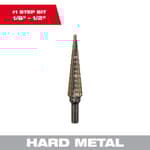 Cobalt Step Drill Bit #1 (1/8"-1/2")