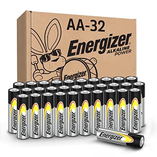 AA Batteries Alkaline Power, 32 Count Alkaline Double A Battery Pack