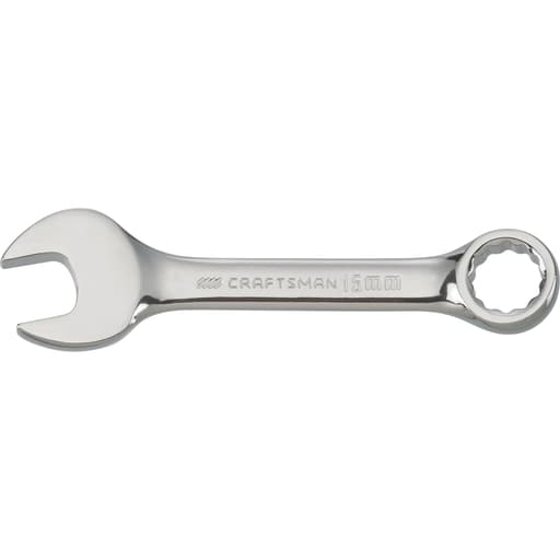 Short Metric Combination Wrench