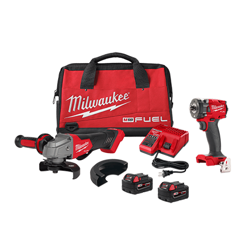 M18 FUEL™ Compact Impact Wrench and Grinder 2-Tool Combo Kit