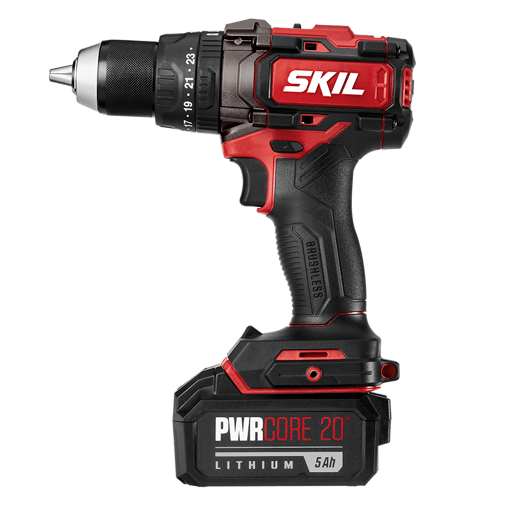 Brushless 20V 1/2 IN. Heavy Duty Hammer Drill Kit