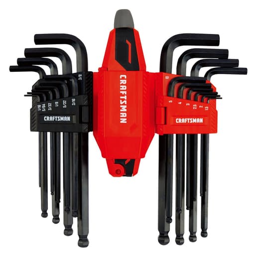 20 pc Universal L-to-T Hex Key Set