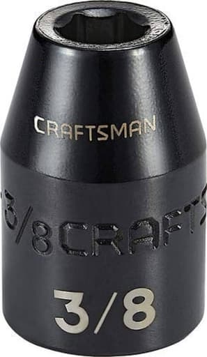 1/2-in Drive 3/8-in SAE Impact Shallow Socket