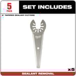 OPEN-LOK™ Tapered Sealant Cutting Blade 5PK