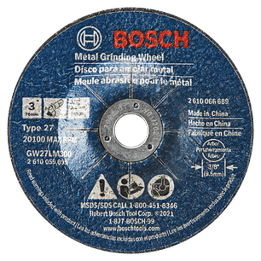 Mini Type 27 Metal Grinding Abrasive Wheel