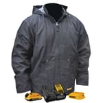 Heavy Duty Black Heated Work Jacket Kit