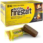 Fire Starter for Indoor and Outdoor Use - Quick Ignition Logs for BBQ, Fireplace, Fire Pit and Campfires
