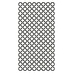 4 ft. x 8 ft. Nantucket Gray Garden Vinyl Lattice