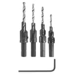 Hex shank screw pilot bit set