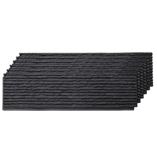 6-Packs Faux Stone Wall Covering Panels for Interior and Exterior Decor, PU Stone Veneer Exterior, Exterior Siding Panels for DIY Home Improvement Projects, 45.67" x 12.99"