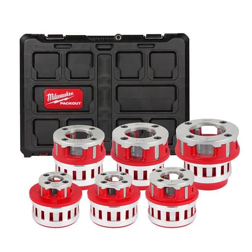 High Speed NPT Portable Pipe Threading Forged Aluminum Die Head Kit