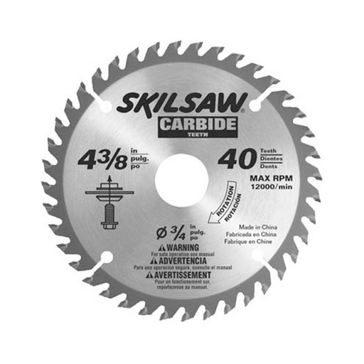 4-3/8 In. 40-Tooth Carbide Tipped Laminate Flooring Blade