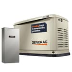 Guardian 10kW Home Standby Generator with 100 Amp Transfer Switch - Automatic Whole House Backup Power for Storms, Emergencies, and Outages, WiFi Enabled, Runs on Natural Gas or Liquid Propane