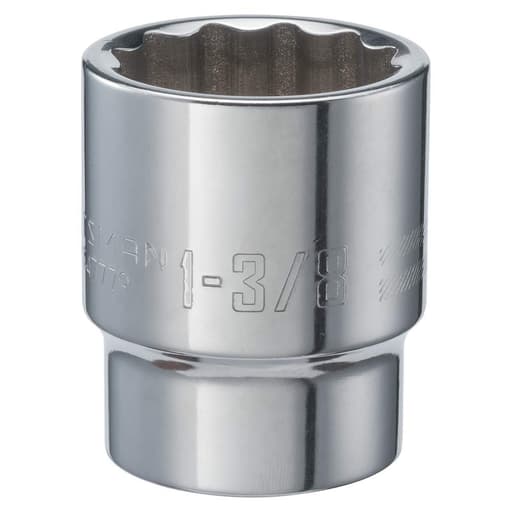 Socket, SAE, 3/4-Inch Drive, 1-3/8-Inch, 12-Point