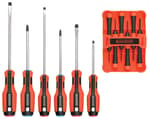 Magnetic, Color-Coded Screwdriver Set, 12-Piece
