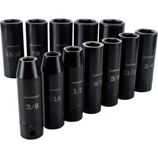 1/2-in SAE Deep Impact Socket Set (12 pc)