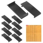 Breaker Filler Plate for 1 Inch Load Center Flush Cover, with Electrical Panel Labels and Fuse Box Stickers for Universal Circuit Breaker Panel Cover 10-Pack