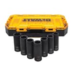 1/2 in. Drive Metric Impact Socket Set (7-Piece)