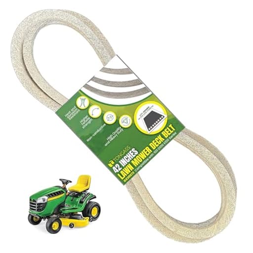 42" Lawn Mower Deck Belt Compatible with John Deere Lawn Mower Replaces Part Number GX20072, Deck Drive Belt for Heavy-Duty Use Compatible with 100 D100 E100 Series