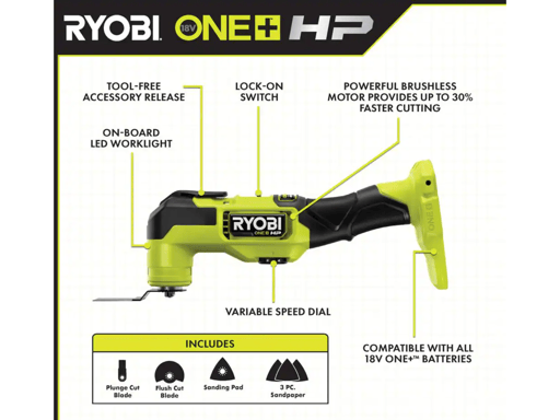 18V ONE+ HP Brushless 5-Tool Combo Kit