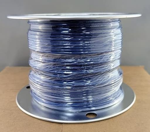 16 AWG Stranded Copper TFFN/TEWN Wire – 500 FT (Blue) – UL Listed, 600V – 26/30 – Gas & Oil Resistant – Made in USA