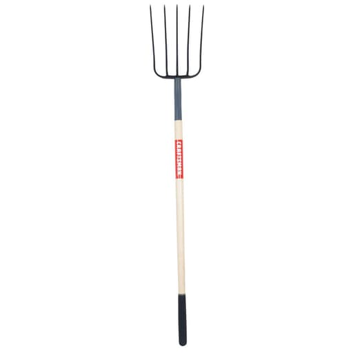 Wood Handle Manure Fork