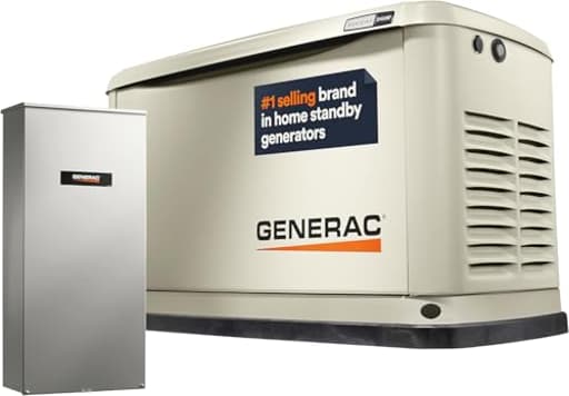 Guardian 24kW Home Standby Generator with 200 Amp Transfer Switch - Automatic Whole House Backup Power for Storms, Emergencies, and Outages, WiFi Enabled, Runs on Natural Gas or Liquid Propane