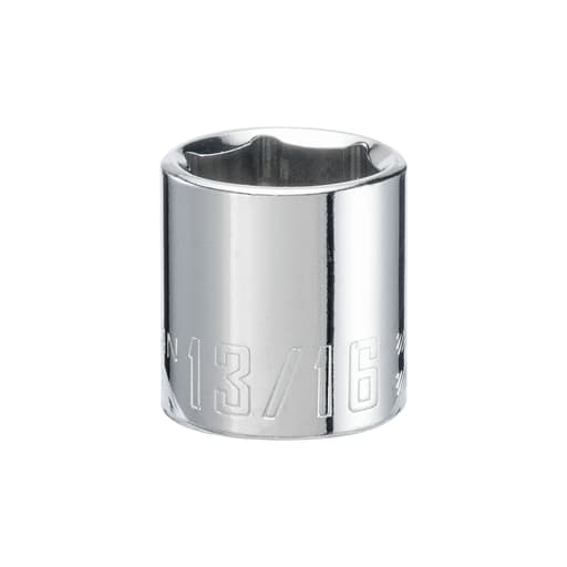 3/8 Dr 6-Point Shallow Socket 13/16