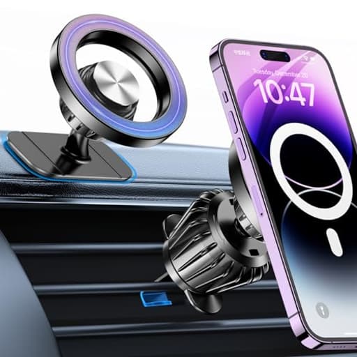 for Magsafe Car Mount【20 Strong Magnets】Magnetic Phone Holder for Car Phone Holder Mount Dash Mounted Holders Cell Phone Holders for Your Car Accessories for Women Men for iPhone 17 16 15 14