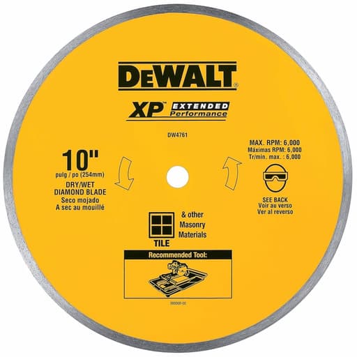 4\" x .060\" Ceramic Tile Blade Wet/Dry